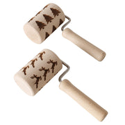 Rodillo casero Boltze con estampado navideño 8x5x17cm - afbeelding 1