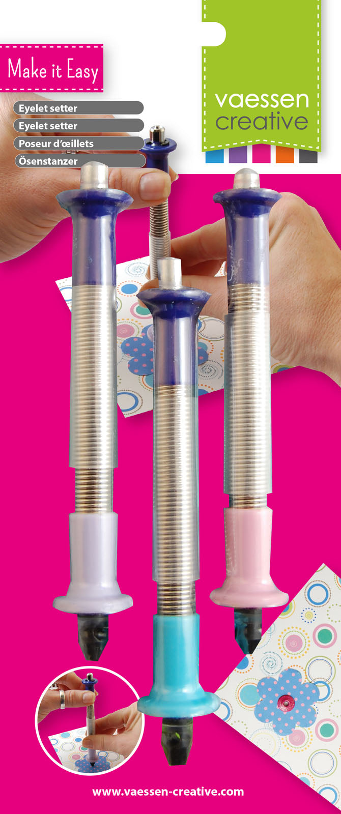 Vaessen creative • pinza per occhielli 3 pezzi