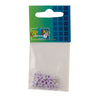 Vaessen creative • eyelets hart 3,2mm 5 lila
