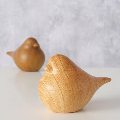 Boltze scultura domestica uccello in ceramica h6cm