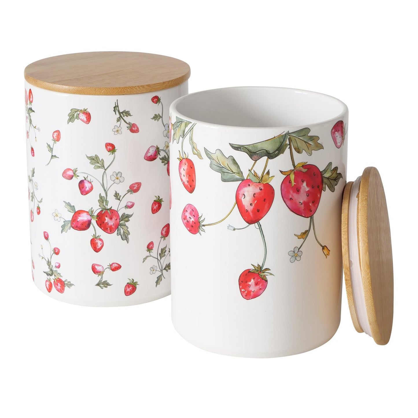 Boltze barattolo per la casa in terracotta fragola h17cm