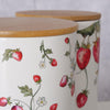 Boltze barattolo per la casa in terracotta fragola h17cm