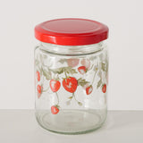 Boltze home storage jar strawberry 240ml glass - afbeelding 2