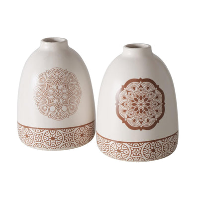 Jarrón Boltze home loza h16cm chakra