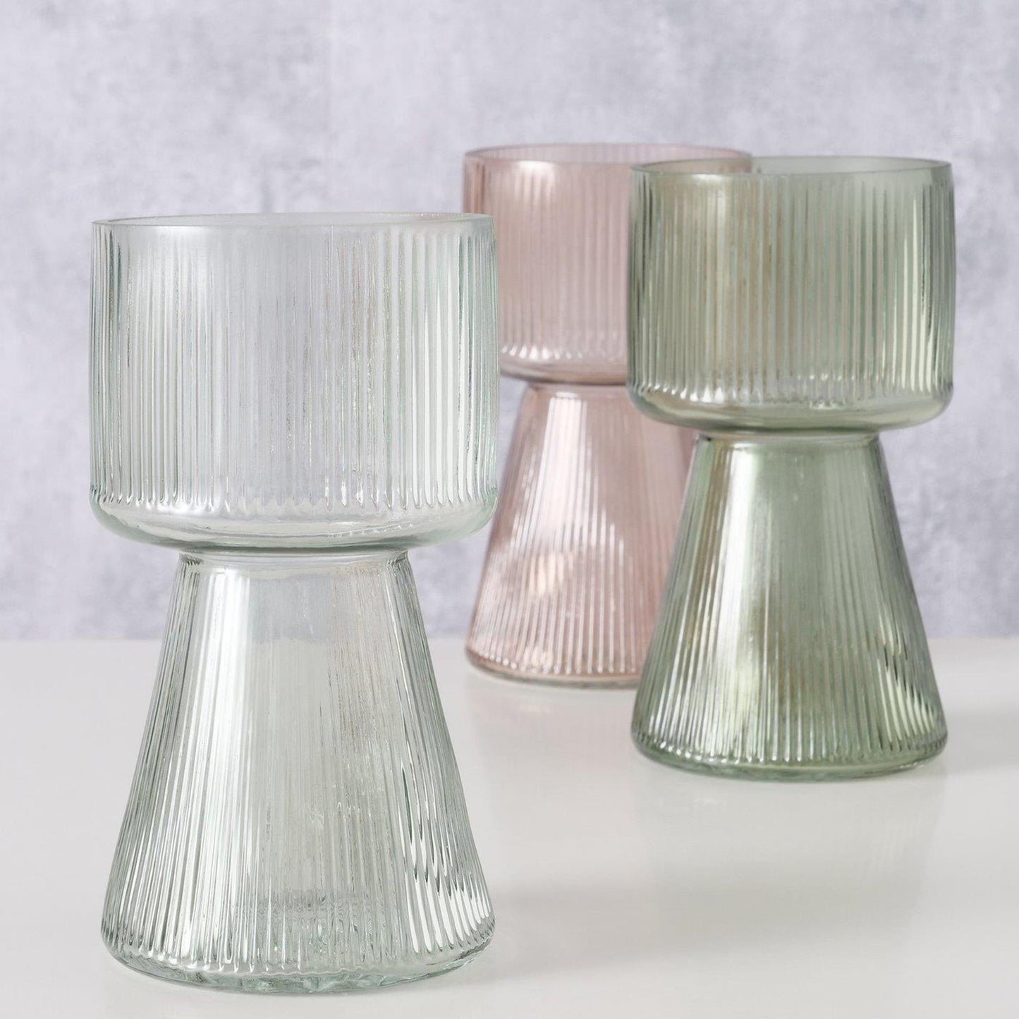 Boltze home vaso imano vetro ø10xh18cm