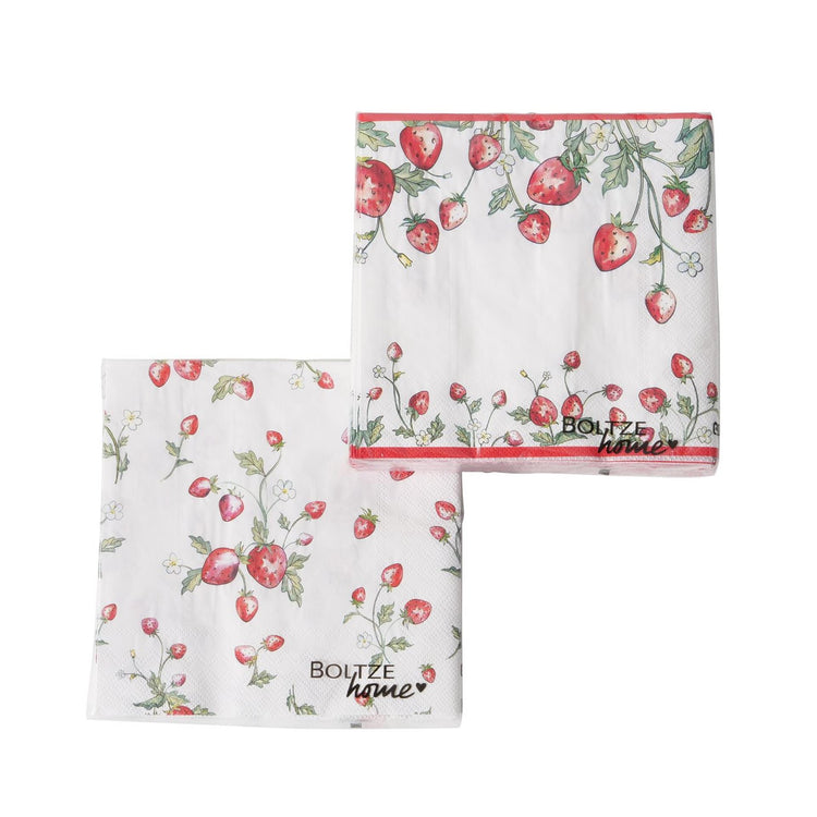 Boltze home servilletas fresa 20 piezas 34x34cm