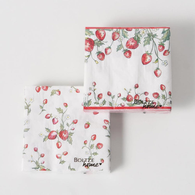 Boltze home servilletas fresa 20 piezas 34x34cm