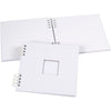 Album rilegato a spirale Creativ Company, misura 20x20 cm, 250 g, bianco, 1 pezzo