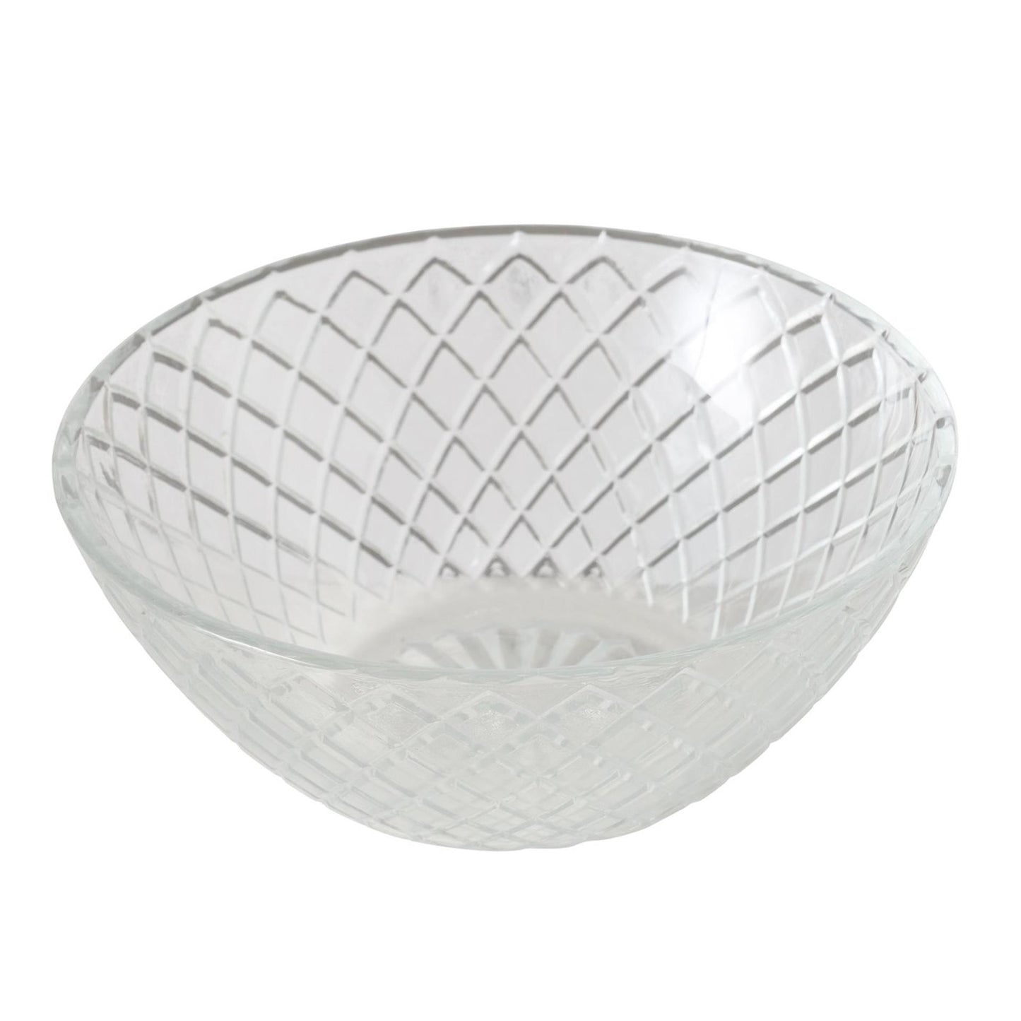 Boltze home schaal rond glas dia.13x5cm