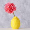 Boltze home vaso limone h12cm giallo dolomite