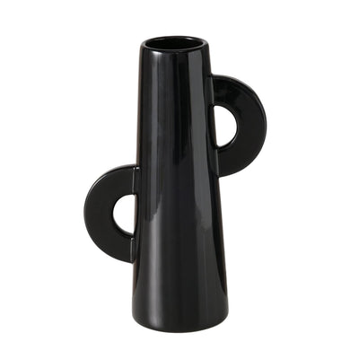 Boltze vaso home ceramica nero h26cm