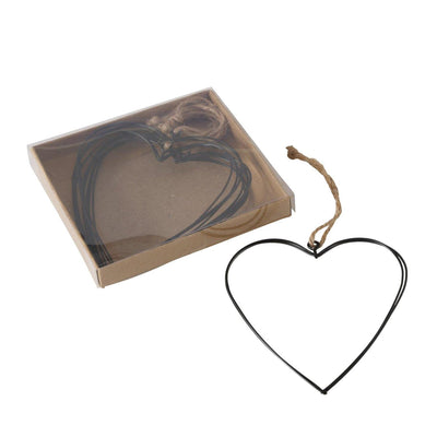 Boltze home deco colgante corazón juego de 6 11x10x2,5cm
