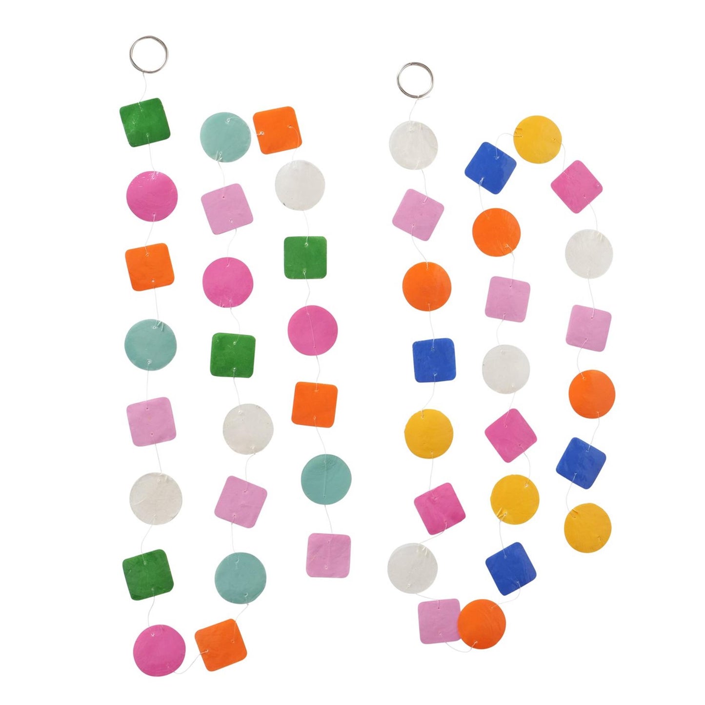 Boltze home capiz garland colory l180cm multicolor