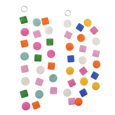 Boltze home capiz garland colory l180cm multicolor