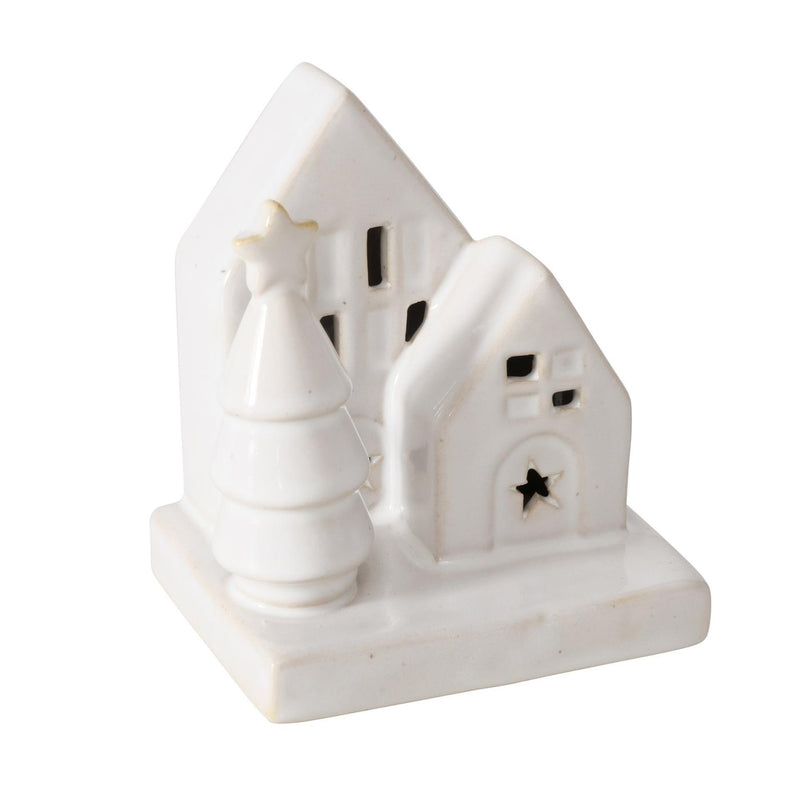 Boltze home deco casa cristo pietra con LED h10cm