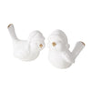Boltze home bird ville dolomite h9cm bianco