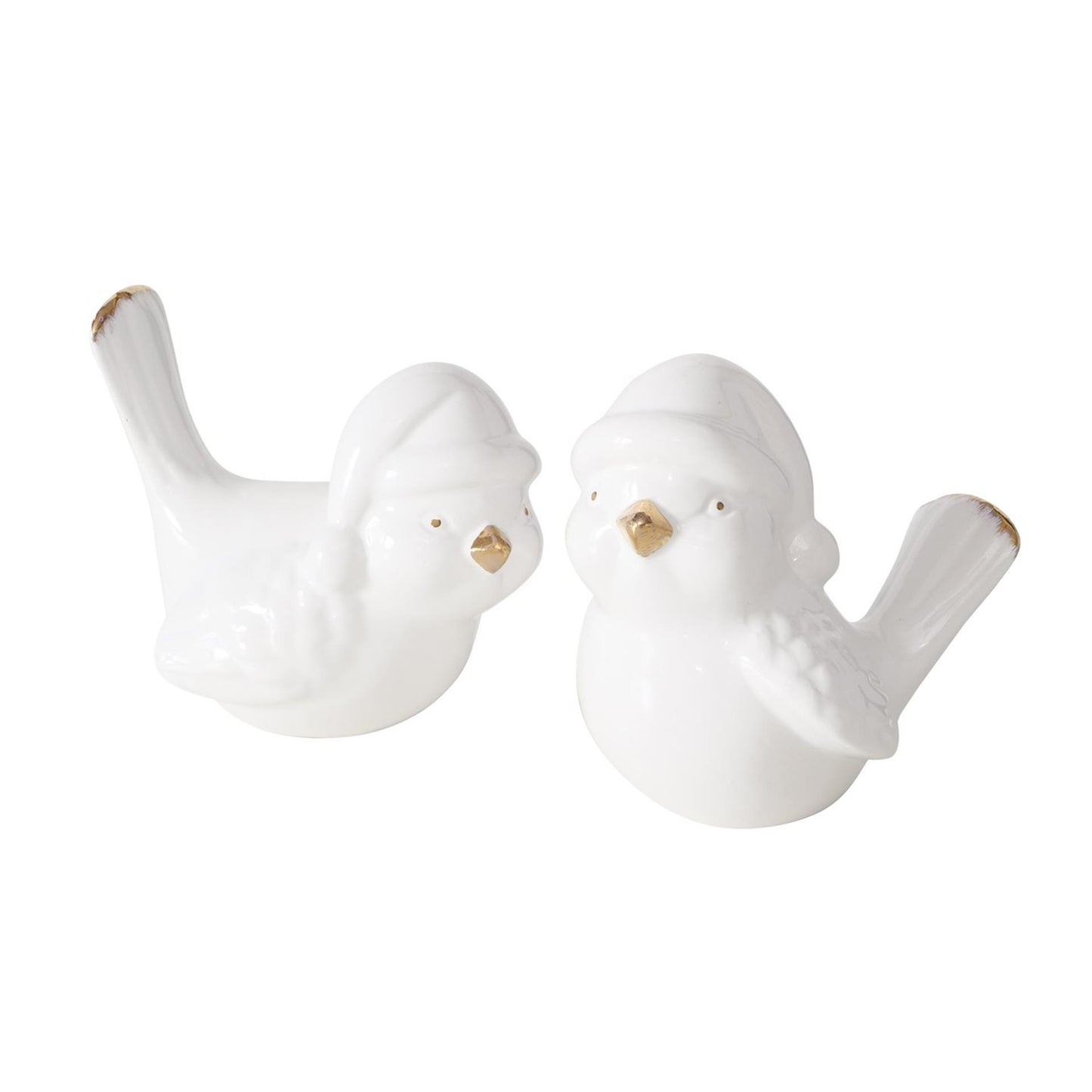 Boltze home bird ville dolomite h9cm bianco