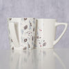 Boltze home tazza in ceramica con pigne 300 ml