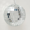 Boltze home Palla di Natale da discoteca in vetro 10x10cm