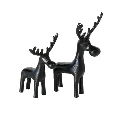 Boltze home figura alce negro 2 piezas