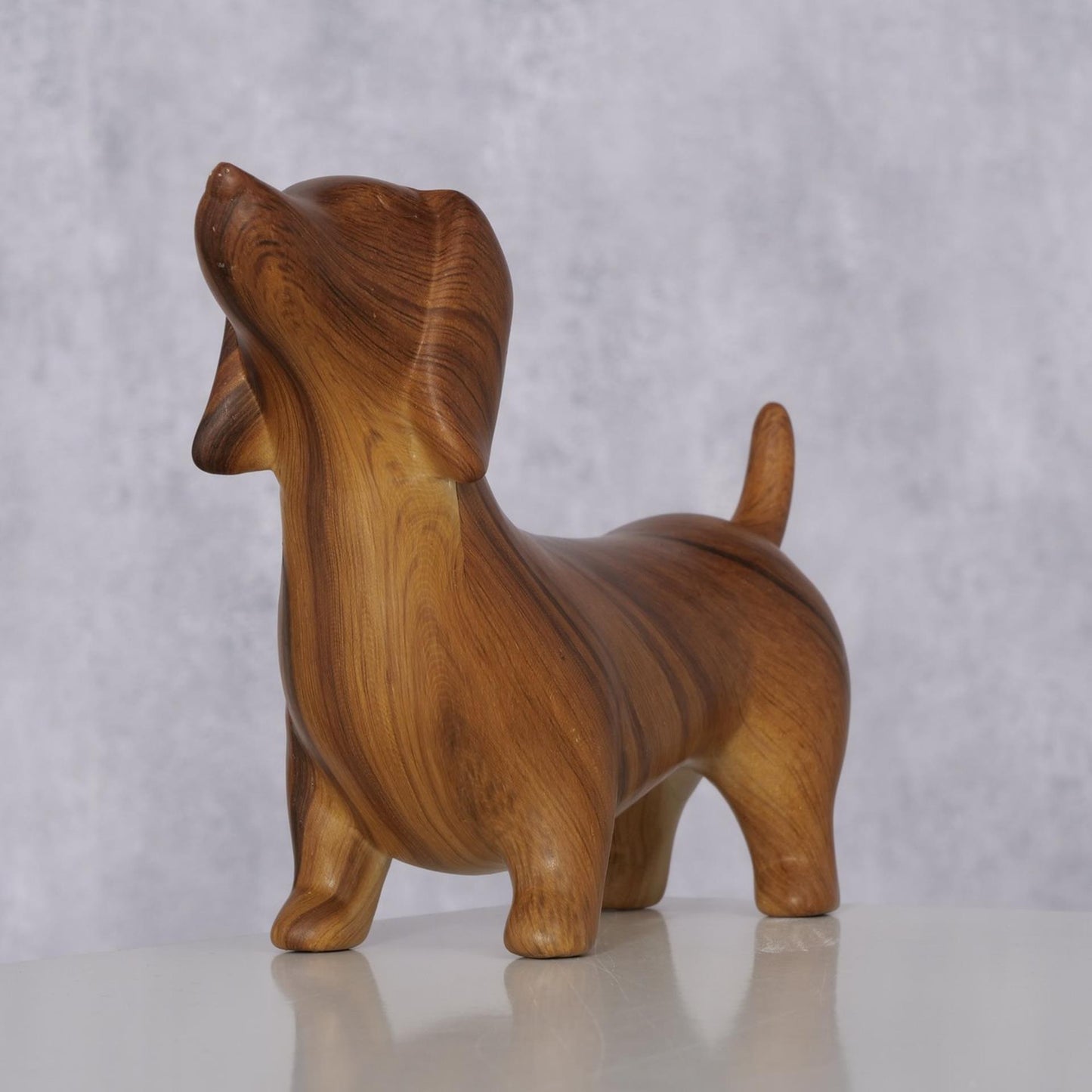 Boltze home beeld hond teckel h13,5cm