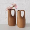 Boltze home vaso pietra marrone h18,2 cm