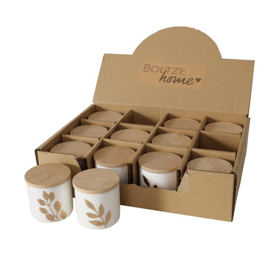 Tarro de almacenamiento para el hogar Boltze con pan de oro 5x5cm