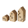Boltze home theelichthouder huismodel set a 3
