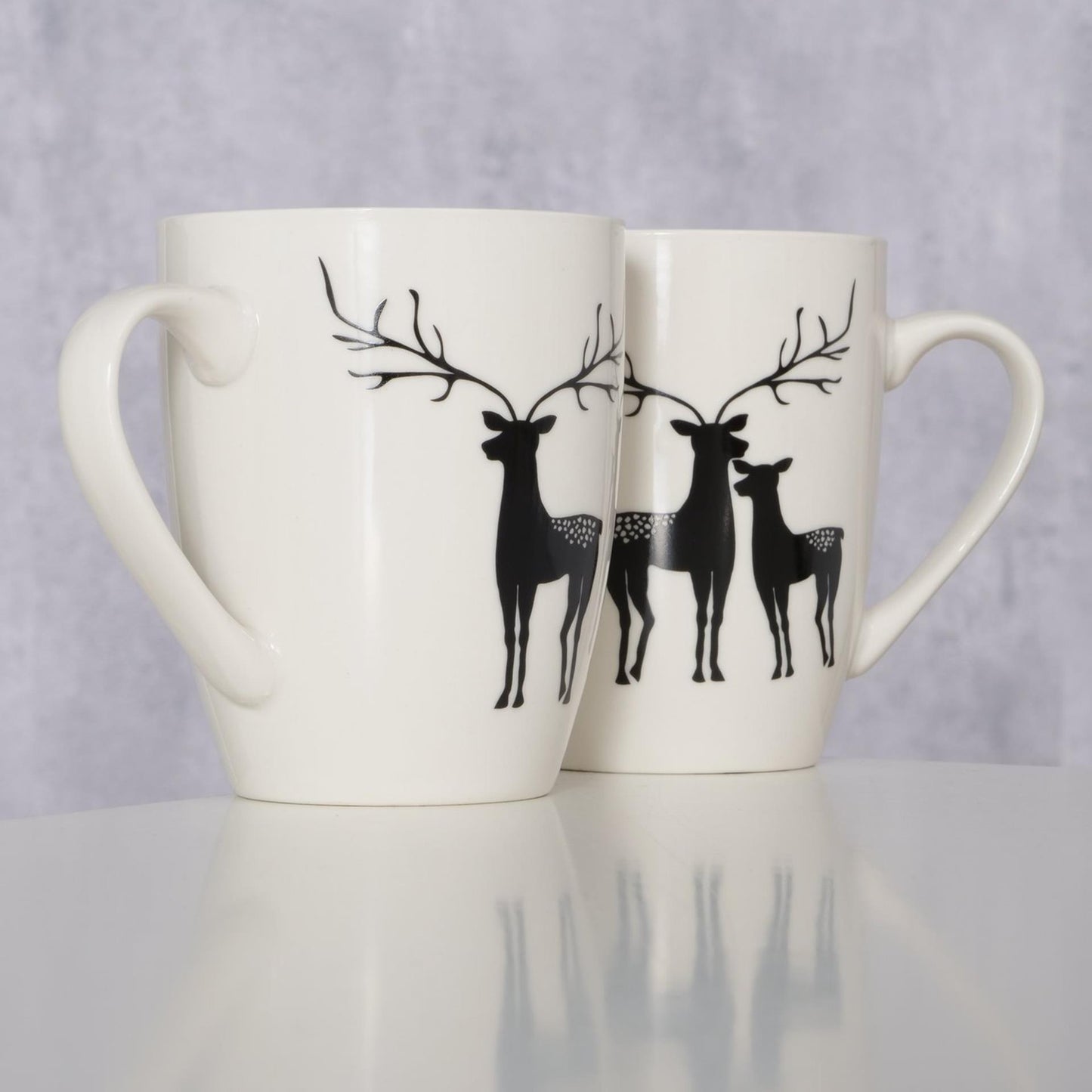 Boltze home cup reno h10,5cm blanco y negro