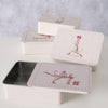 Boltze home voorraadblik kerst poes 12x9x4cm