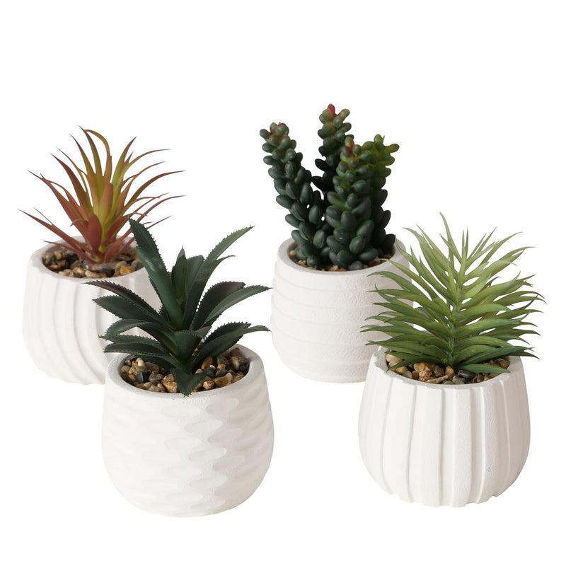 Pianta artificiale Boltze Home in vaso bianco h14cm