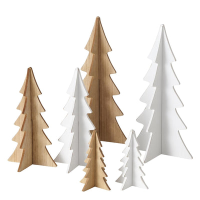 Boltze inicio imagen Árbol de Navidad 3D set de 3 MDF