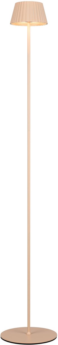Rl live your light reality suarez - vloerlamp - sand - incl. 1x smd 1,5 w - aan uit touch - sensor dimmer - usb-aansluiting - oplaadbaar - buitenverlichting - ip44