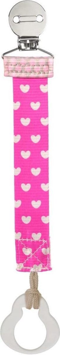 Catenella porta ciuccio Chicco bambina 14,6 cm poliestere rosa