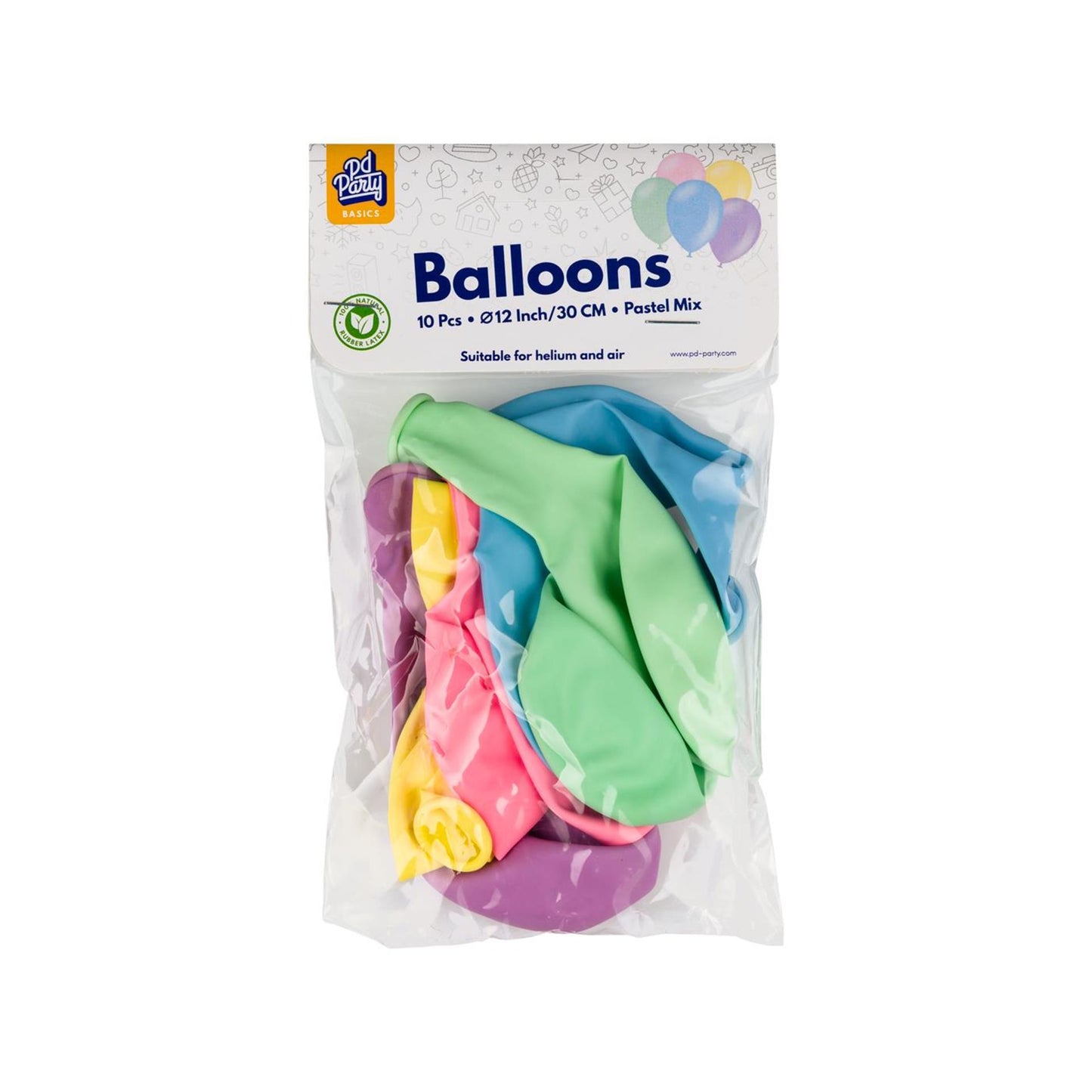 Globos Paperdreams 10 piezas pastel 30cm