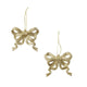Boltze home Ciondolo natalizio con fiocco in oro set a 2