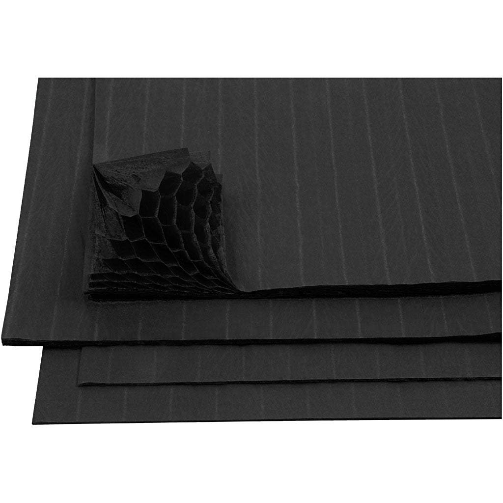 Creative Company Armonica Paper, VEL 28x17,8 cm, nero, 8 VEL 1 Box