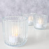 Boltze home theelichthouderset sikel 3-delig glas helder