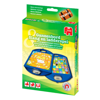 Juego de viajes de Jumbo Ganzenbord Snakes and Ladder Game