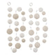 Boltze home capiz ghirlanda fiocco di neve l180cm