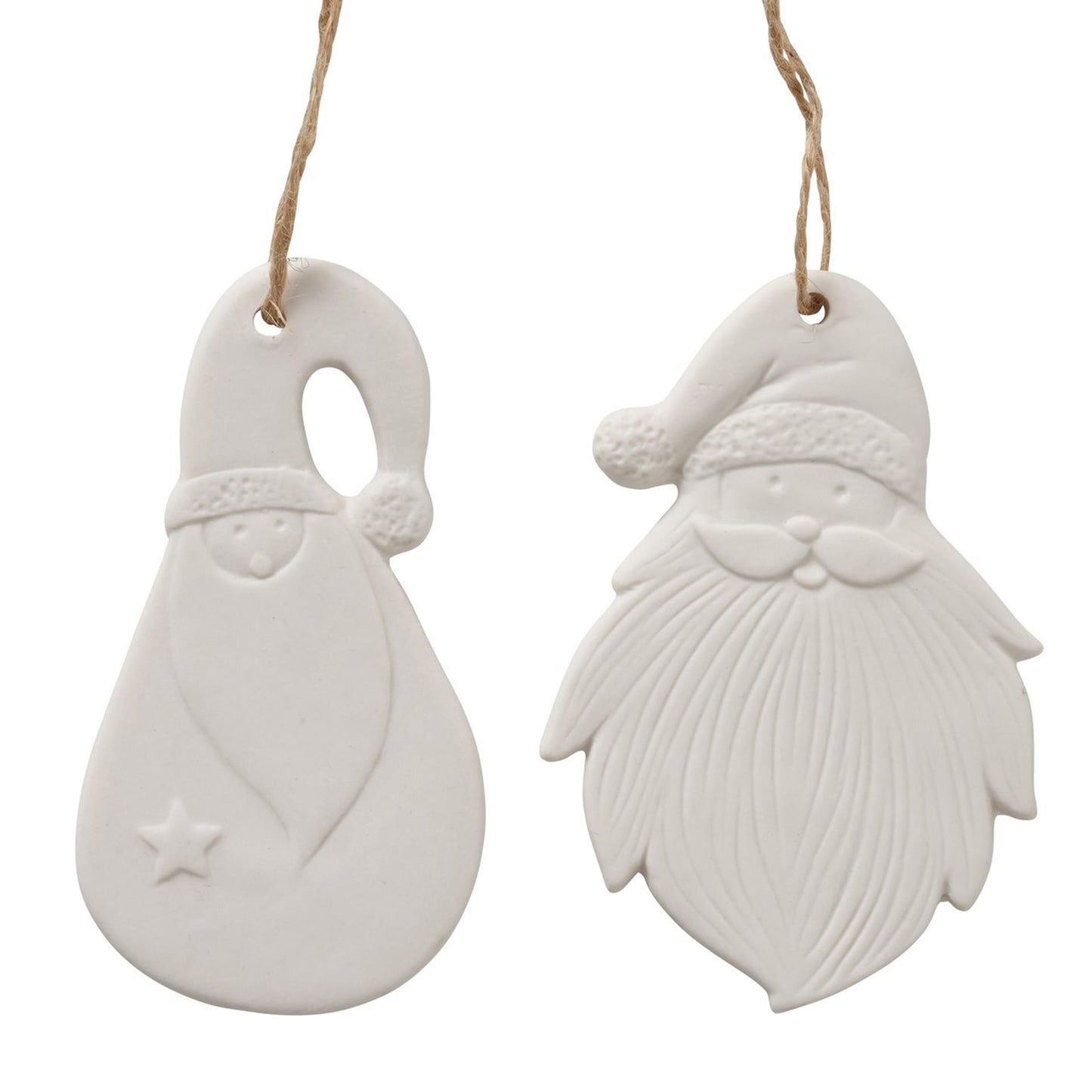 Boltze home hanger kerstman melio porselein 10x0,5cm