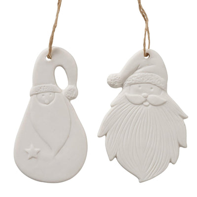 Boltze colgante para el hogar Papá Noel melio porcelana 10x0,5cm