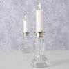 Candelabro Boltze home cristal transparente h11,5cm