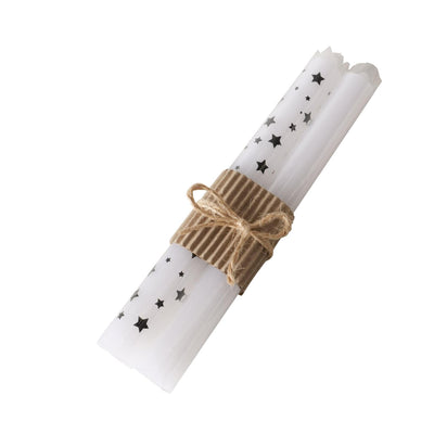 Boltze candela da cena per la casa sari set da 2 pezzi h20x2,2 cm