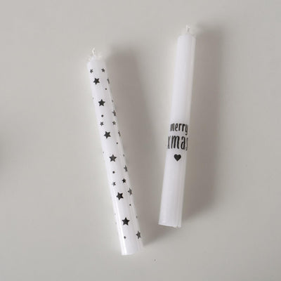 Boltze candela da cena per la casa sari set da 2 pezzi h20x2,2 cm