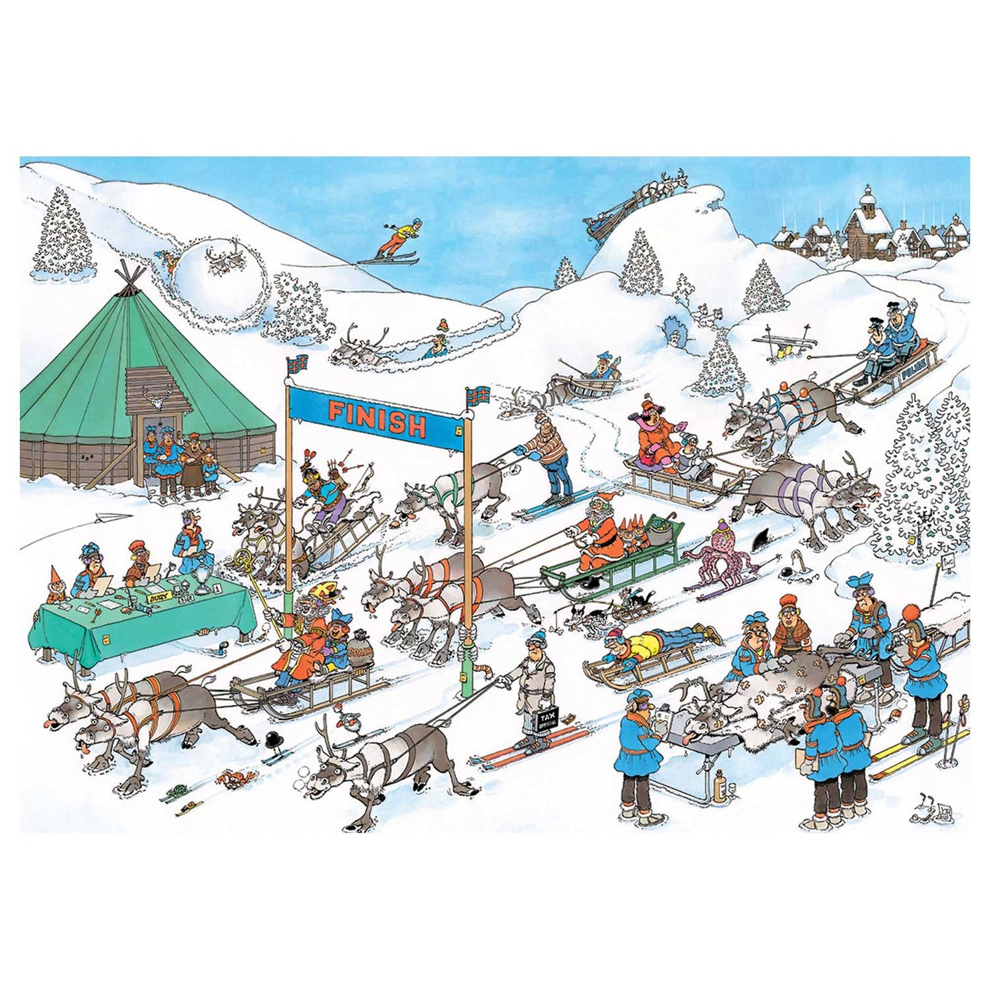 Jan van Haasteren Legpuzzel Rendier Race, 500st.