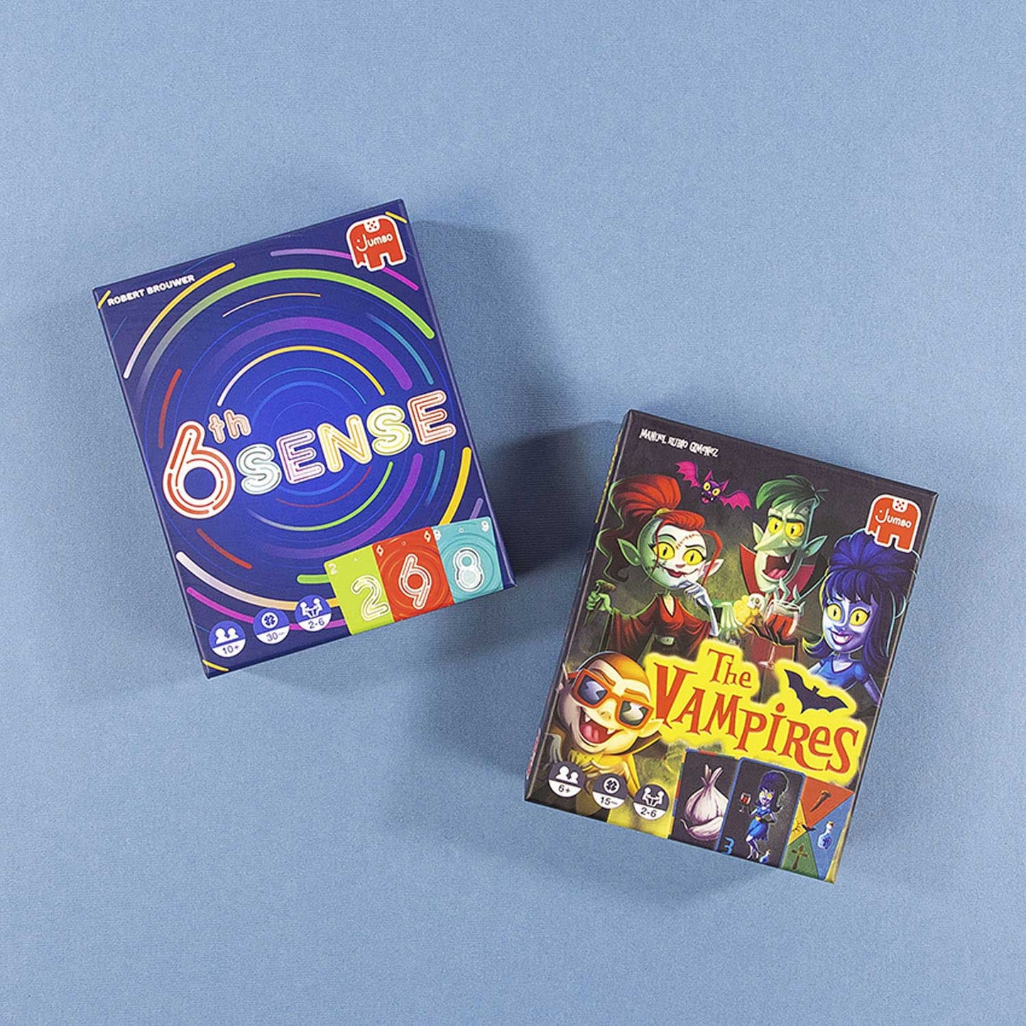 Jumbo sexto juego de cartas de sentido