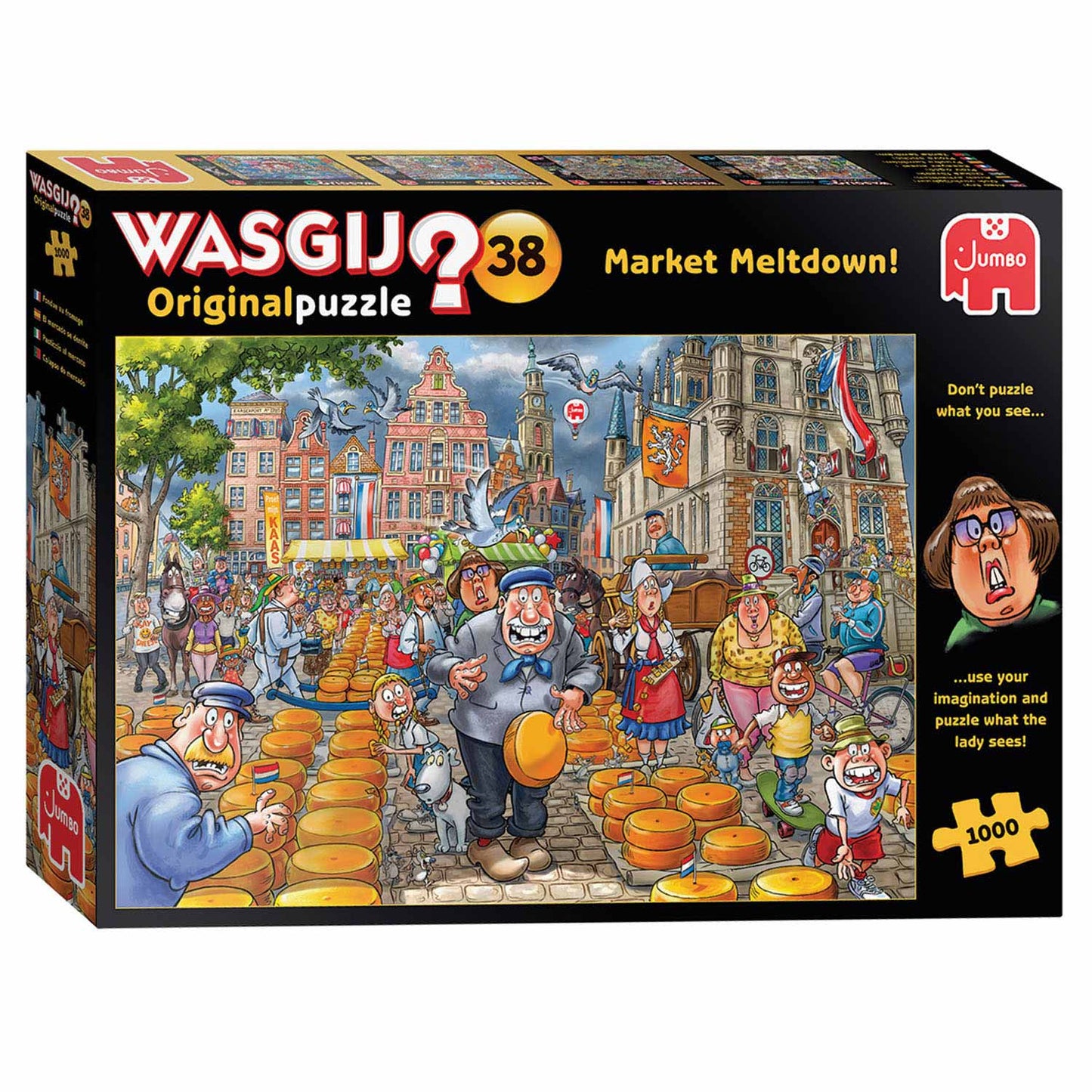 Jumbo - plug puzzle waspai formaggio allarme 1000 pezzi