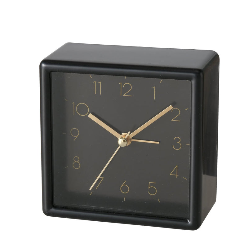 Orologio da tavolo Boltze Home analogico nero h9,5 cm