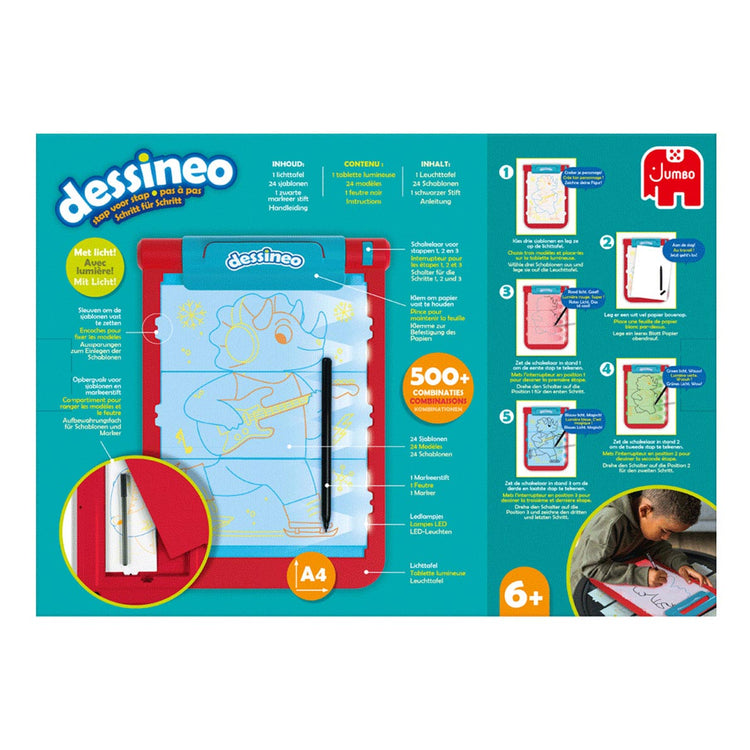 Caratteri jumbo dessineo caratteri passo passo passo